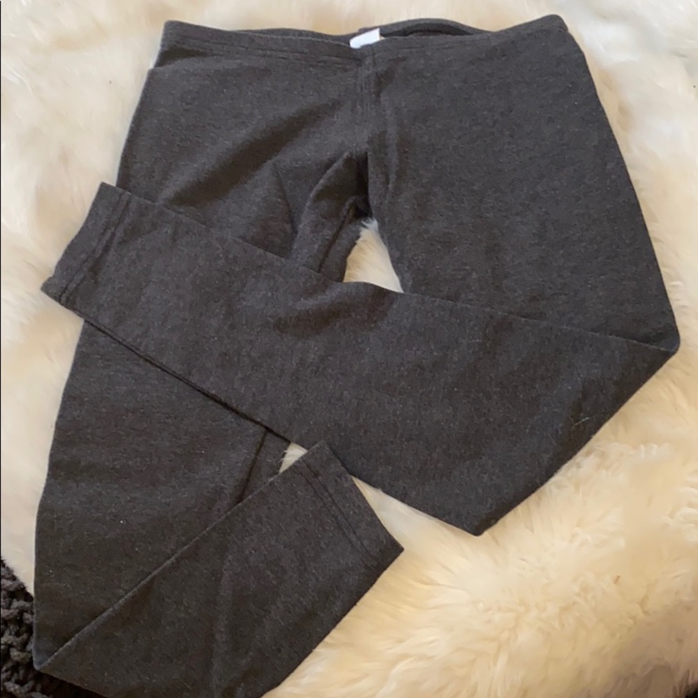 Gray leggings